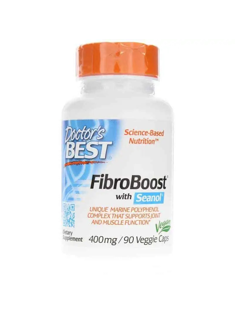 Doctor's Best FibroBoost + Seanol 400 mg (jedinečný polyfenolový komplex) 90 vegetariánskych kapsúl