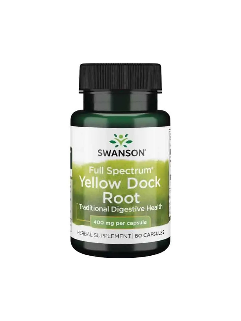 SWANSON Full Spectrum Yellow Dock Root (tráviaci systém) 60 kapsúl