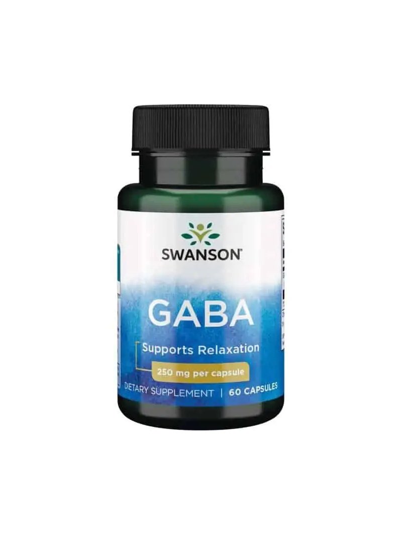 SWANSON GABA 250 mg (pokoj, relax) 60 kapsúl