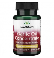 Cesnakový olej SWANSON 500 mg (cesnak) 250 mäkkých kapsúl