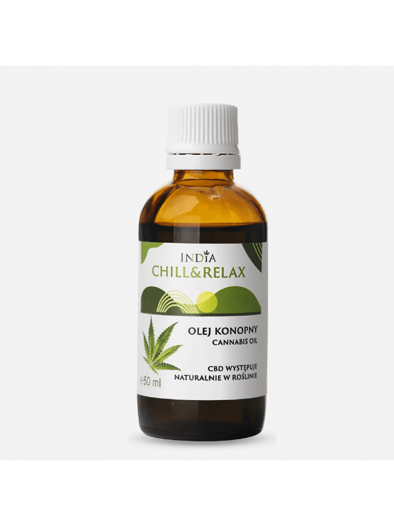 INDIA COSMETICS Chill & Relax konopný olej 50ml