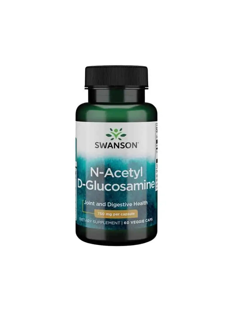 SWANSON N-Acetyl D-Glukosamín (NAG) (kĺby, tráviaci systém) 60 vegetariánskych kapsúl