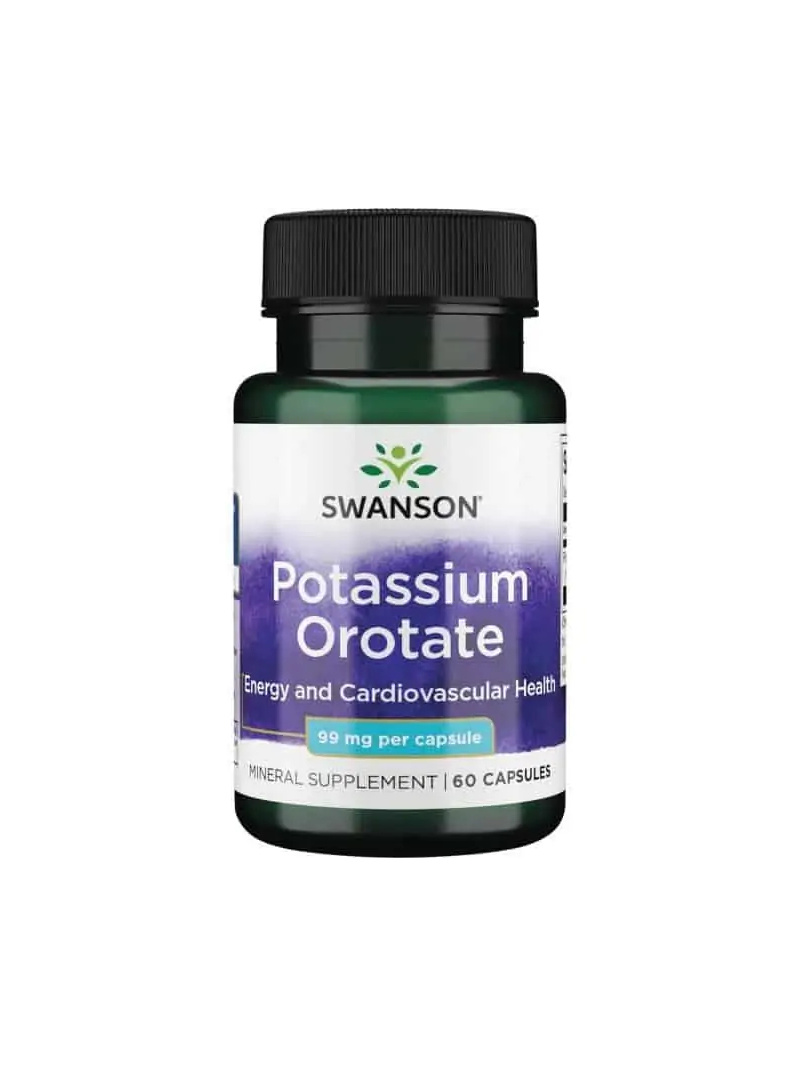 SWANSON Potassium Orotate 60 kapsúl