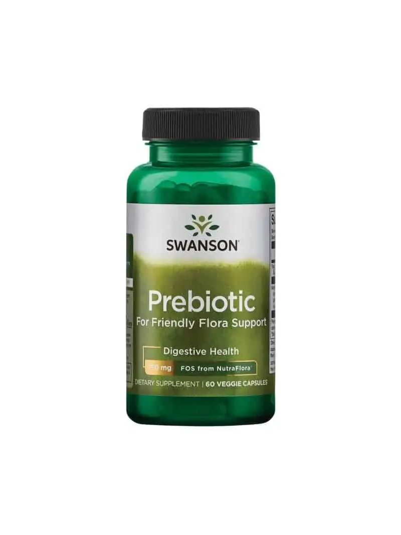 SWANSON Prebiotikum pre priateľskú podporu flóry (tráviaceho systému) 60 vegetariánskych kapsúl