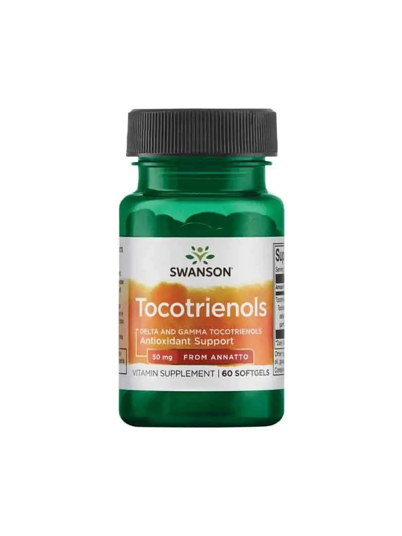 SWANSON Tokotrienoly 50 mg (komplex vitamínu E) 60 gélových kapsúl