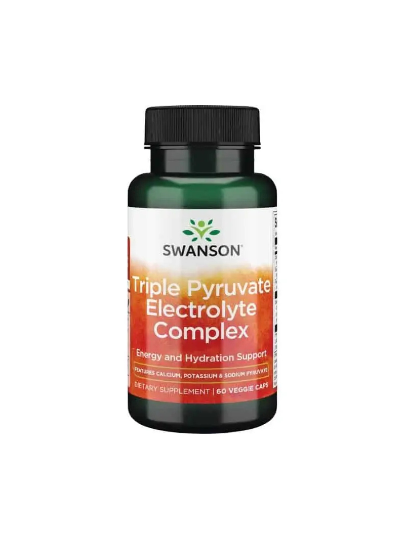 SWANSON Triple Pyruvate Electrolyte Complex (elektrolyty) 60 vegetariánskych kapsúl