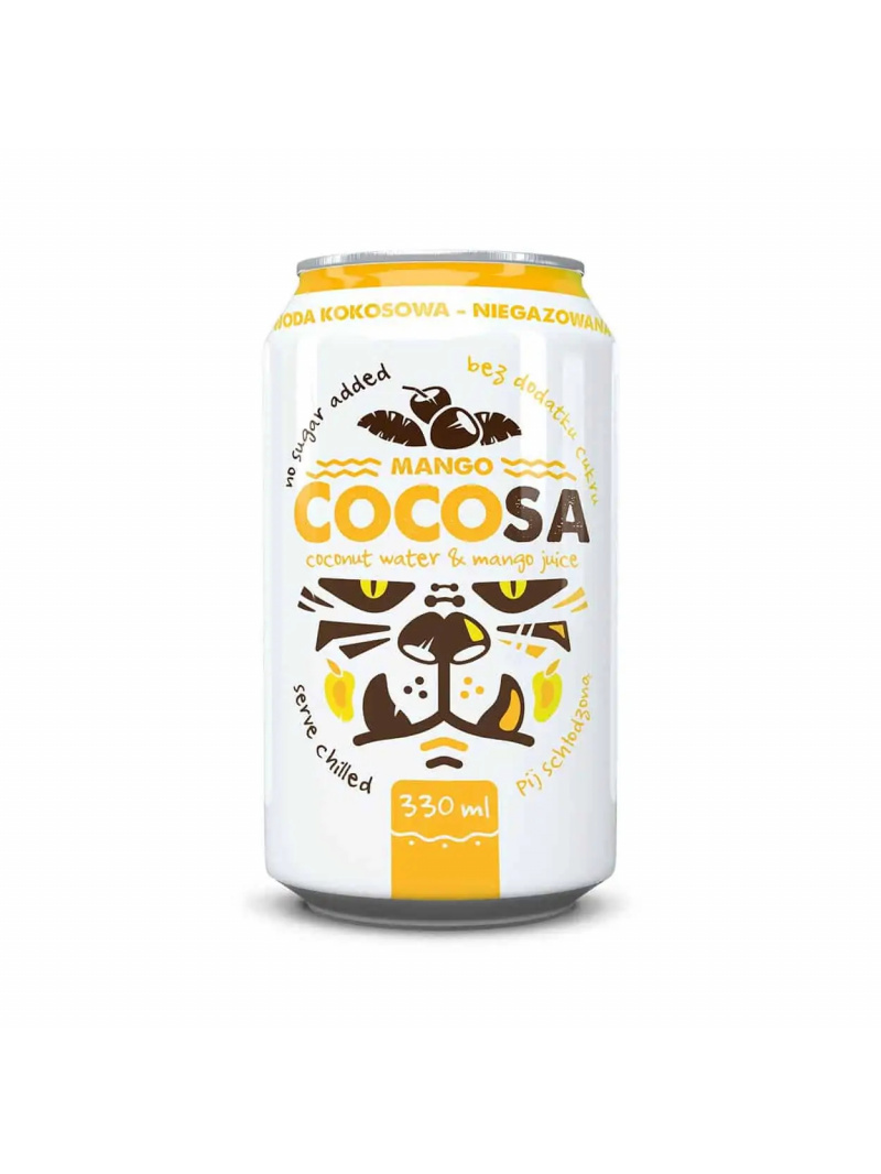 DIÉTNE JEDLO KOKÓZA Kokosová voda s mangovou šťavou (stále) 330 ml