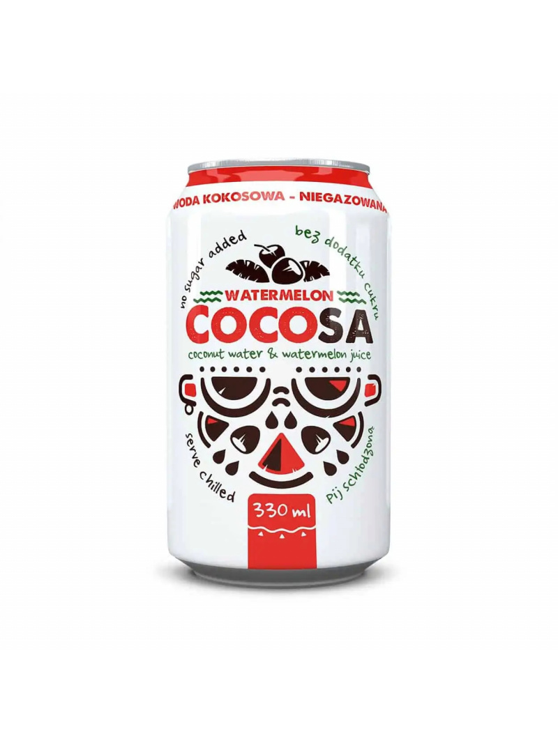 DIÉTNE JEDLO KOKÓZA Kokosová voda so šťavou z melónu (stále) 330 ml