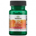 SWANSON Vitamín B-12 s kyselinou listovou 60 sublingválnych tabliet