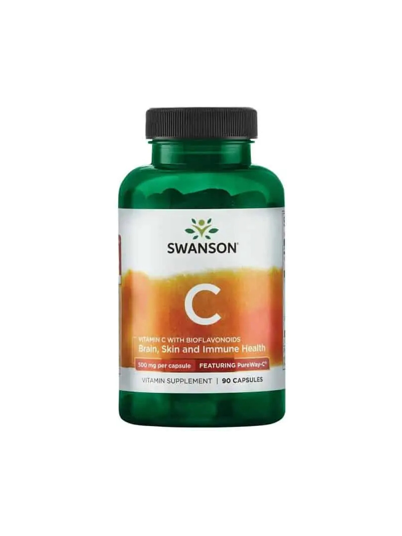 SWANSON Vitamín C s bioflavonoidmi 500 mg 90 kapsúl