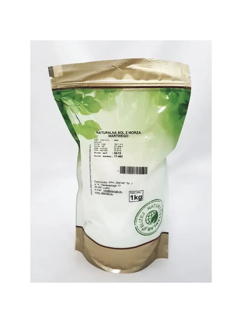 STANLAB prírodná soľ z Mŕtveho mora 1kg