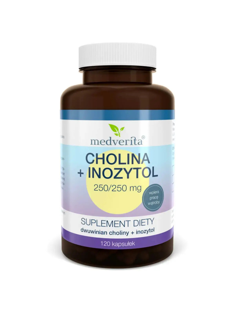 MEDVERITA Cholín + Inositol 250/250 mg 120 kapsúl