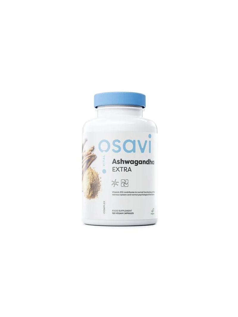 OSAVI Ashwagandha Extra 450 mg (podpora nervového systému) 120 vegánskych kapsúl