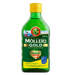 MOLLERS GOLD Nórsky olej z tresčej pečene 250ml Citrón