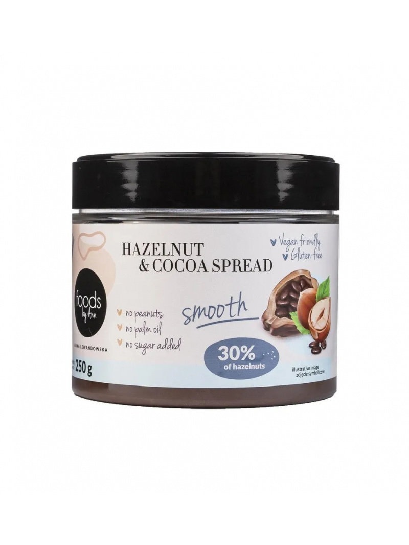 FOODS BY ANN Anna Lewandowska Lieskovo-kakaový krém 30% Smooth 250g