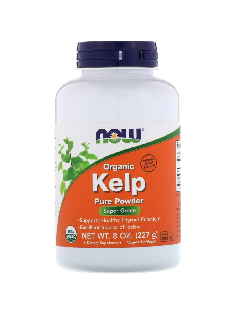 NOW FOODS Organic Kelp Pure Powder (jód, zdravie štítnej žľazy) 227 g