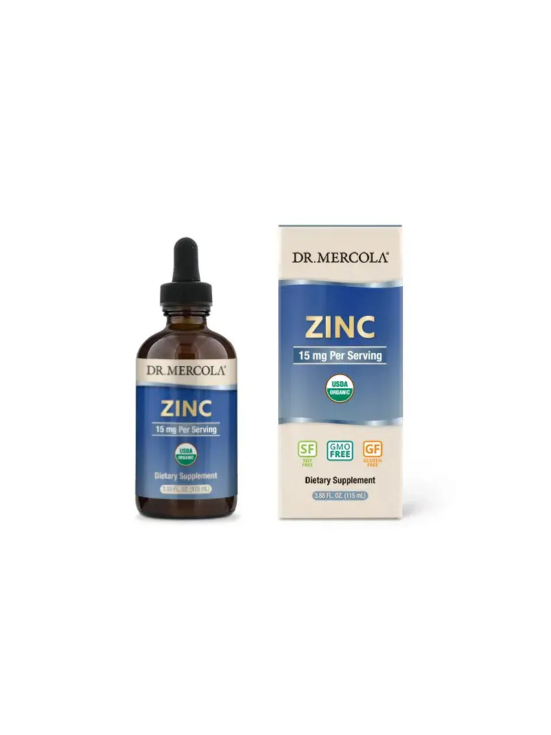 DR. MERCOLA Tekuté zinkové kvapky (zinok v kvapkách) 115ml