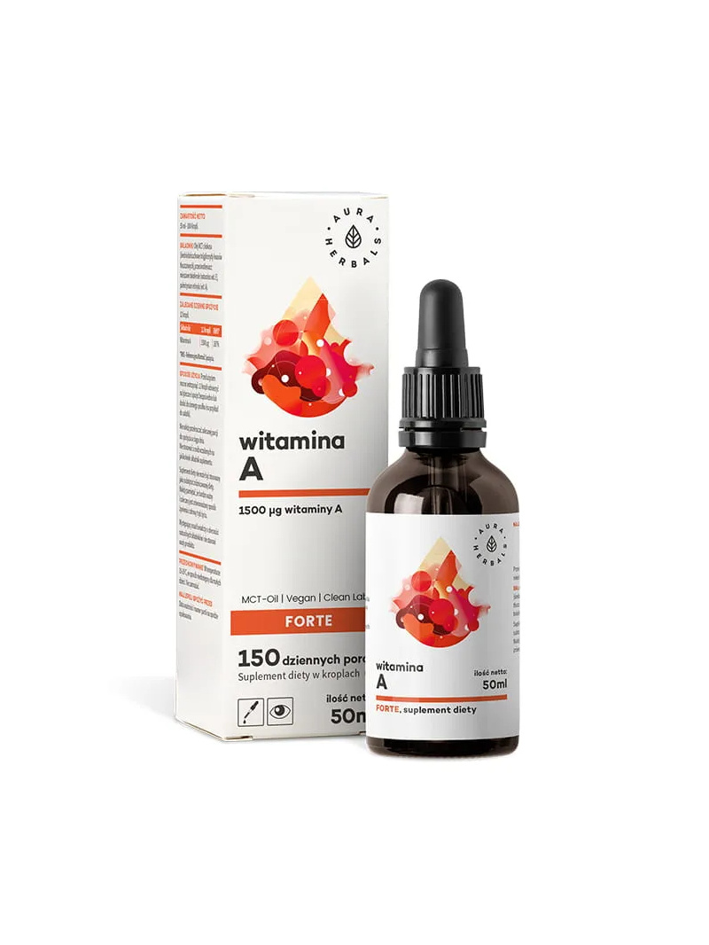 AURA HERBALS Vitamín A Forte MCT-Oil 50ml
