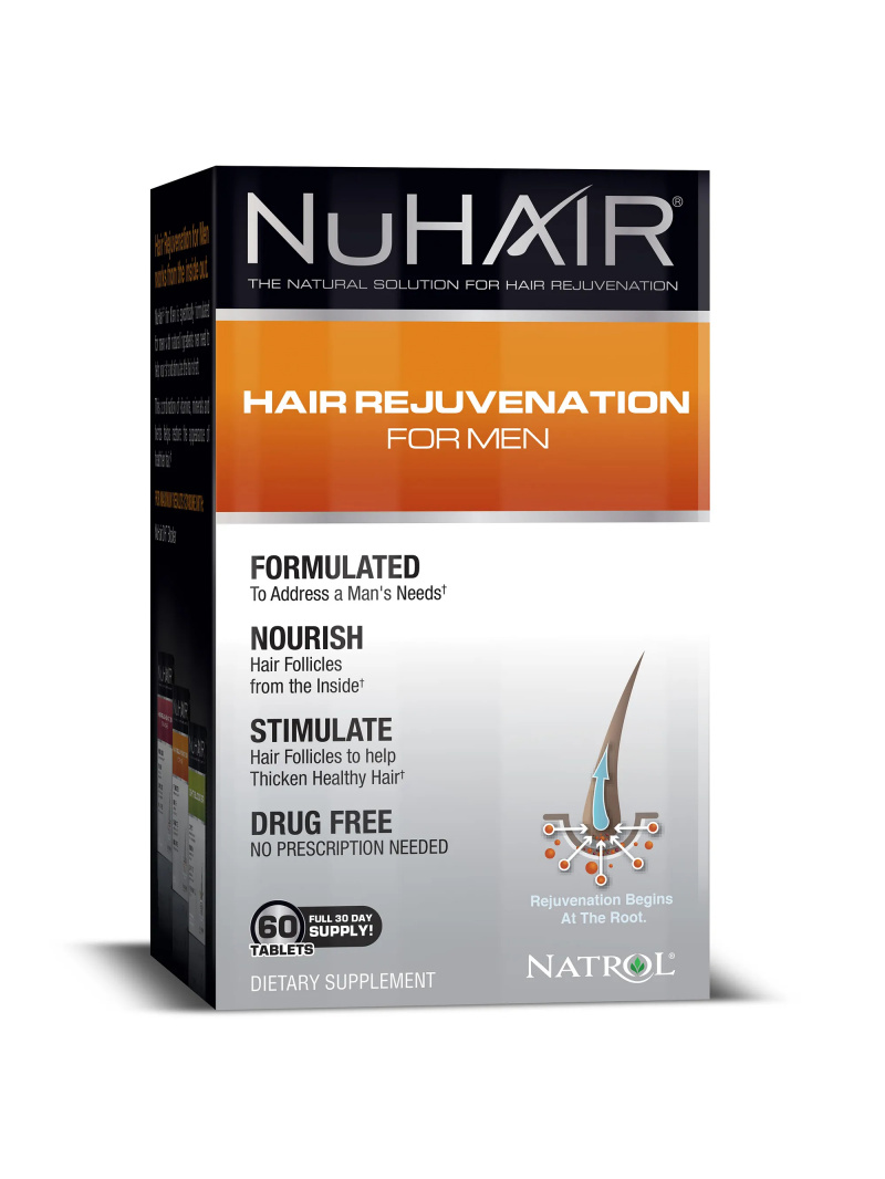 NATROL NuHair Omladenie vlasov pre mužov (Zdravie vlasov) 60 tabliet