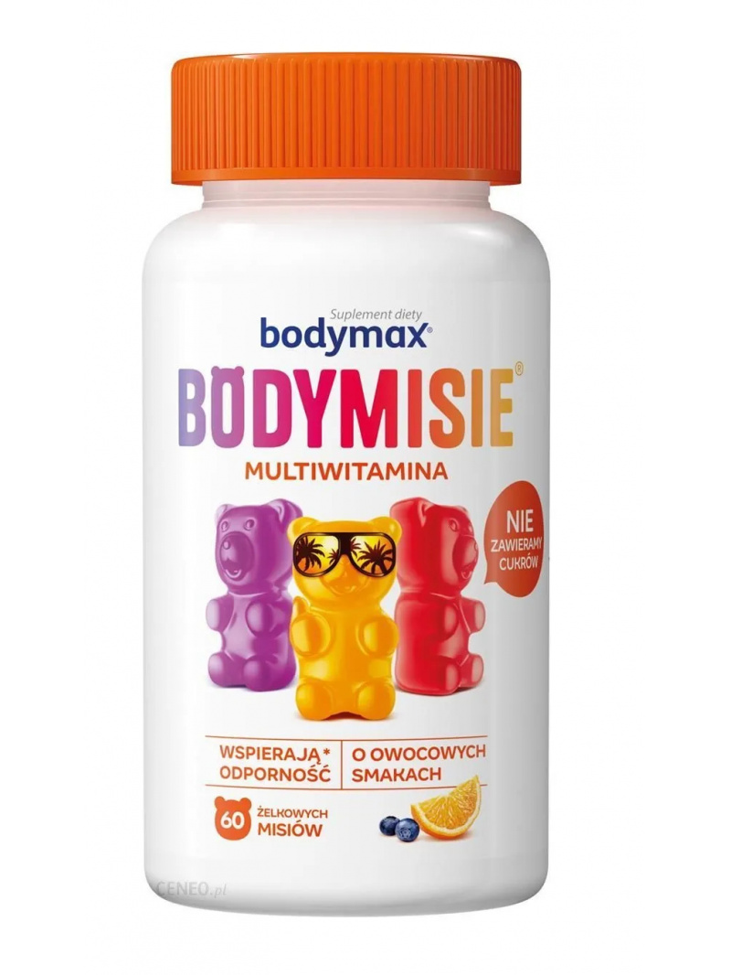 BODYMAX Bodymisie (Multivitamín pre deti) 60 ovocných želé