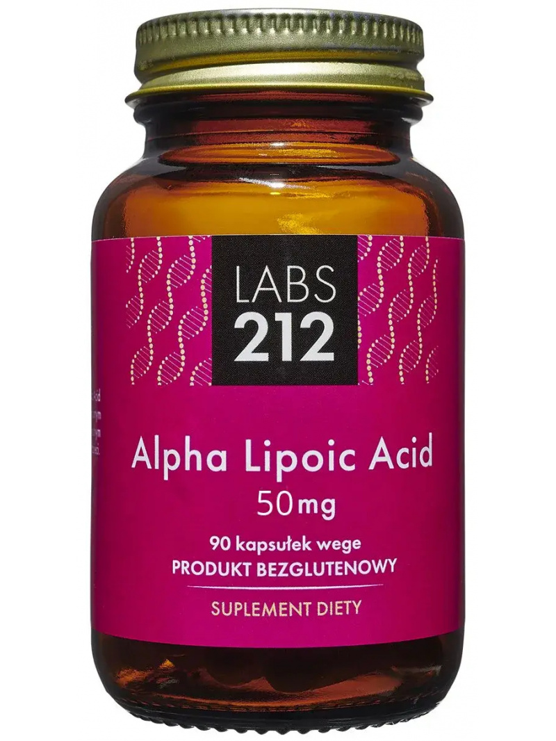 LABS212 Kyselina alfa-lipoová 50 mg (kyselina alfa-lipoová) 90 vegetariánskych kapsúl