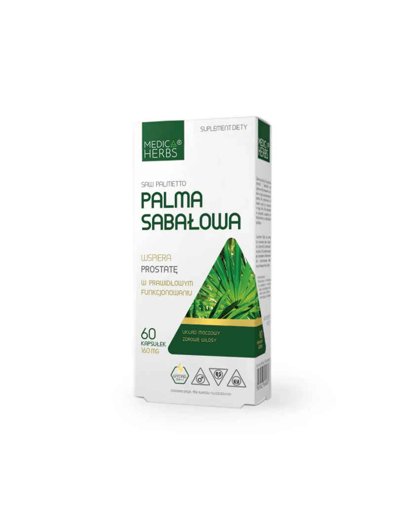 MEDICA HERBS Saw Palmetto (podpora močového systému) 60 kapsúl