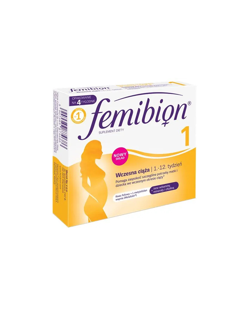 FEMIBION 1 Skoré tehotenstvo (pre tehotné ženy, 1-12 týždňov tehotenstva) 28 tabliet