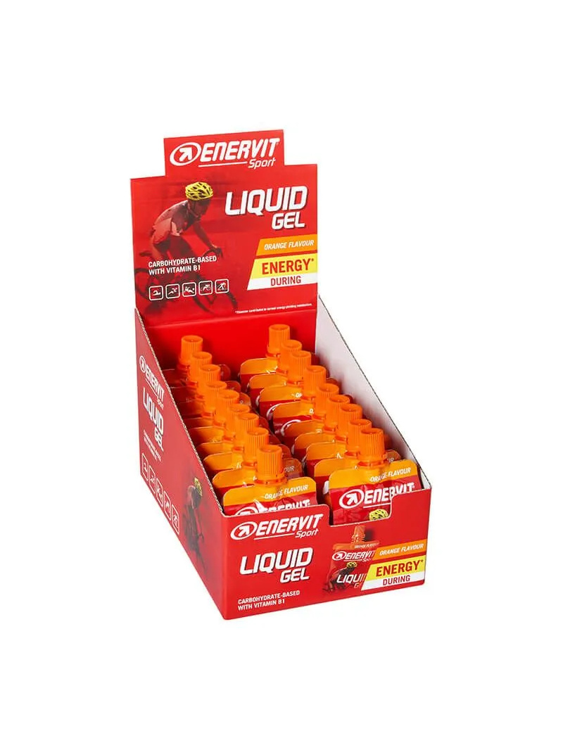 ENERVIT Tekutý gél 18 x 60ml - Pomaranč