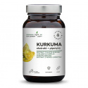AURA HERBALS Extrakt z kurkumy + Piperín 60 kapsúl