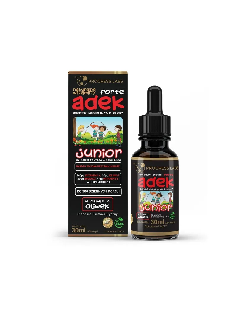 PROGRESS LABS Prírodný vitamín ADEK Forte Junior 30ml