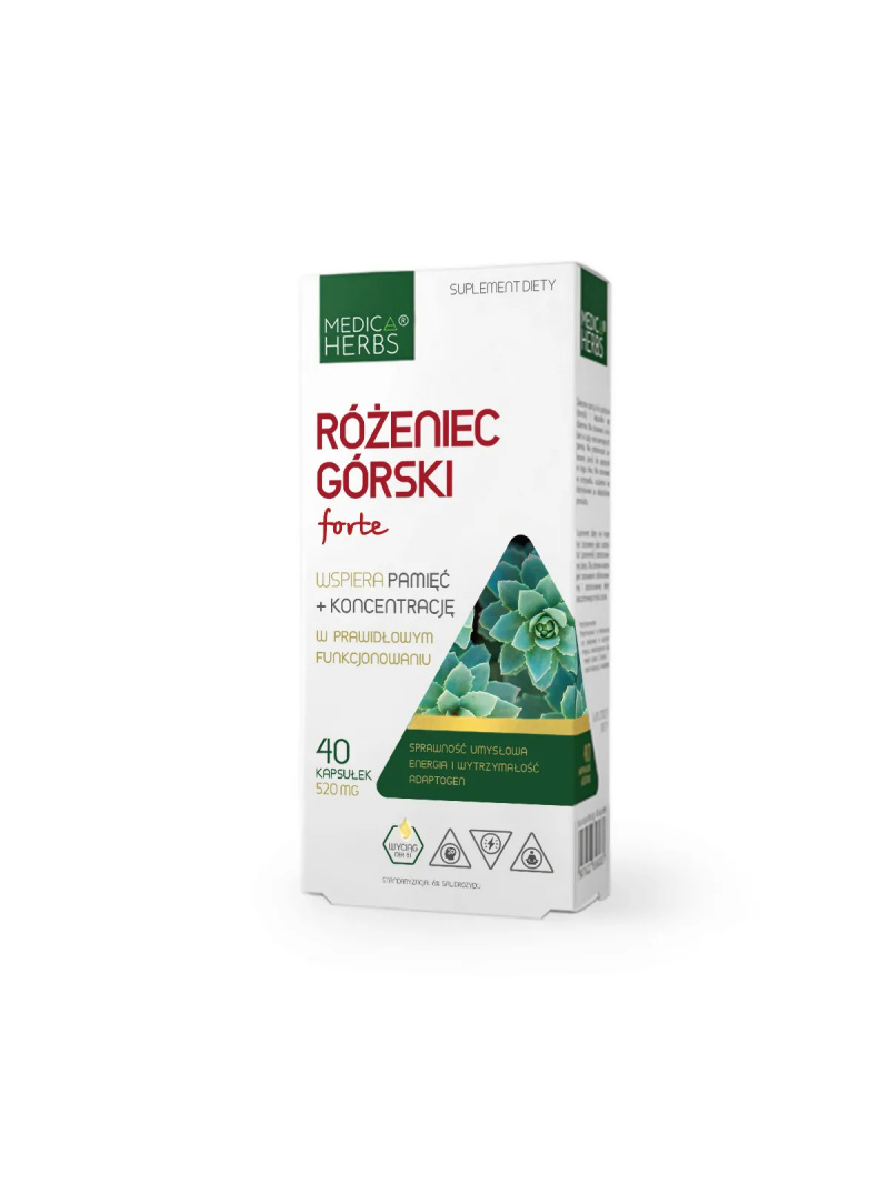 MEDICA HERBS Rhodiola Forte (pamäť a koncentrácia) 40 kapsúl