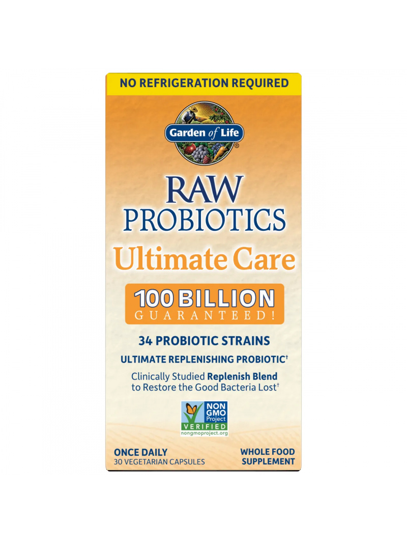 GARDEN OF LIFE RAW Probiotics Ultimate Care 30 vegetariánskych kapsúl