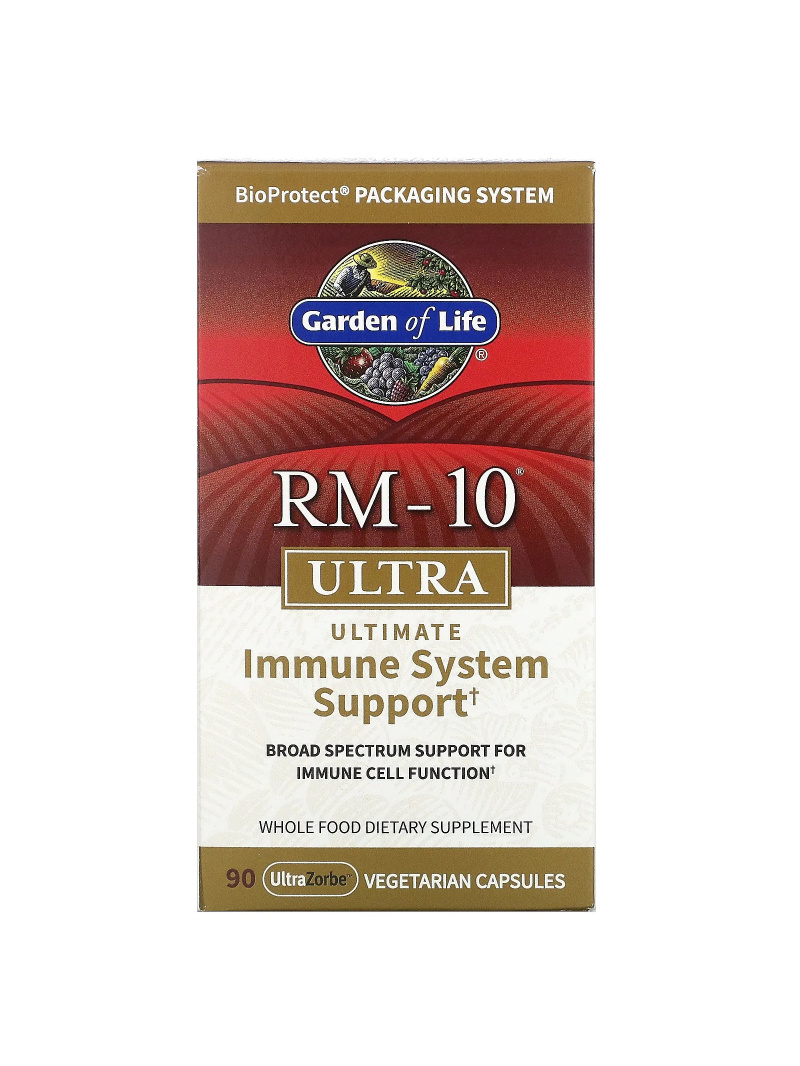 GARDEN OF LIFE RM-10 Ultra 90 UltraZorbe vegetariánske kapsuly