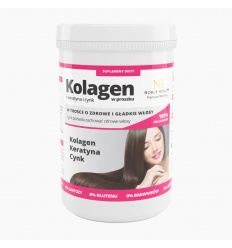 NOBLE HEALTH Kolagén + keratín a zinok (zdravé a hladké vlasy) 100g