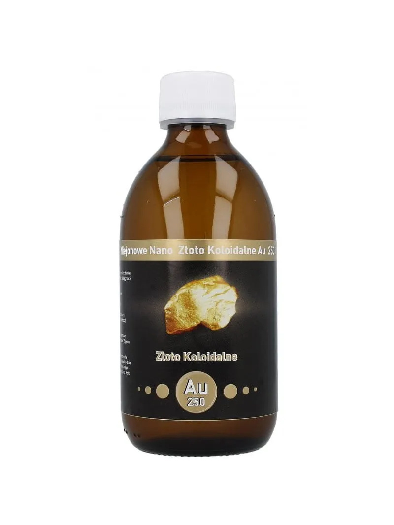 VITACOLLOIDS neiónové nano koloidné zlato AU 250 - 25 ppm 300 ml