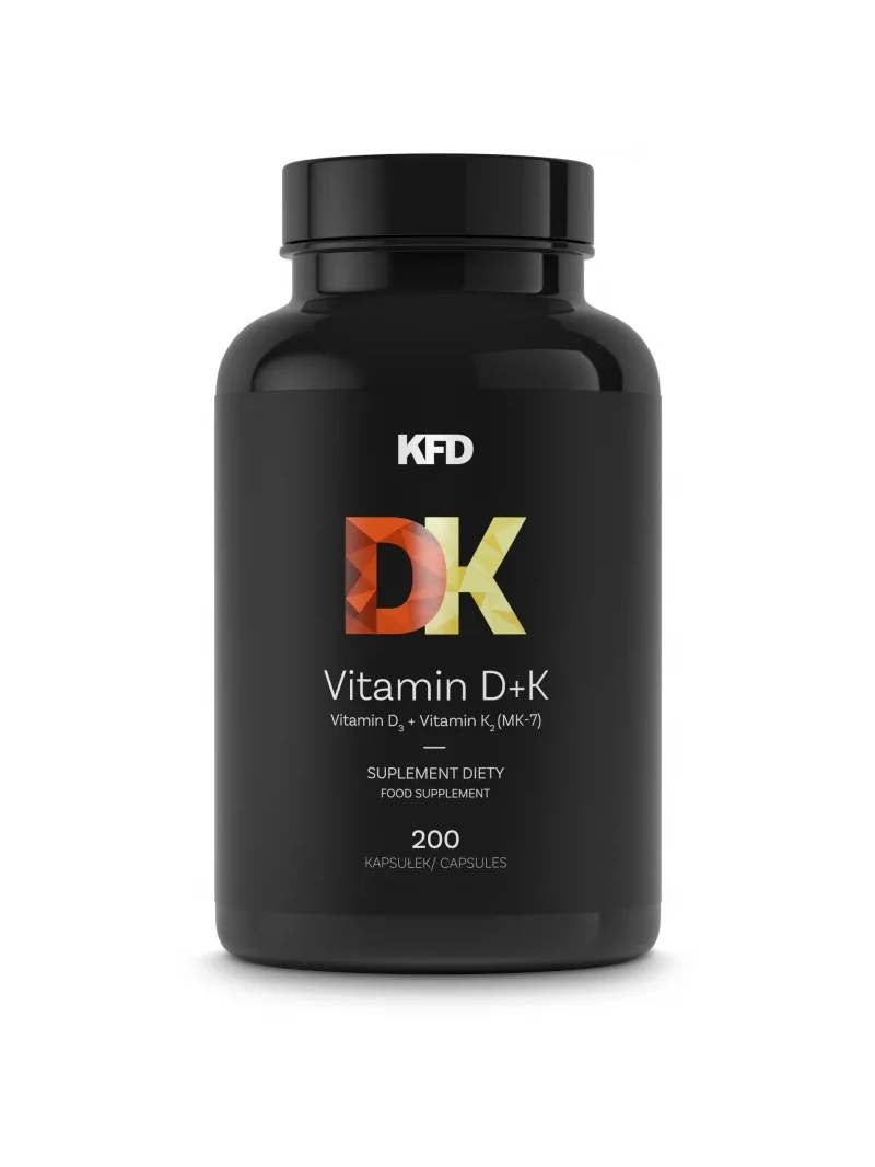 KFD Vitamín D+K (MK-7) 200 kapsúl