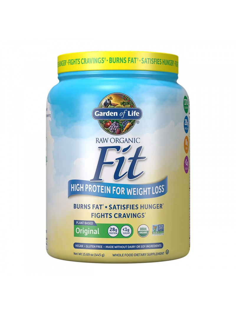 GARDEN OF LIFE RAW Organic Fit Protein (Zmes rastlinných bielkovín) 445g Originál