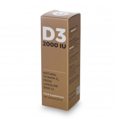 VISANTO D3 2000 IU (prírodný vitamín D3 z lanolínu) 30 ml