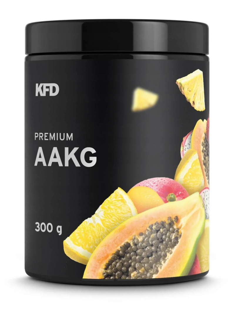 KFD Premium AAKG (arginín, alfa-ketoglutarát) 300 g tropického ovocia