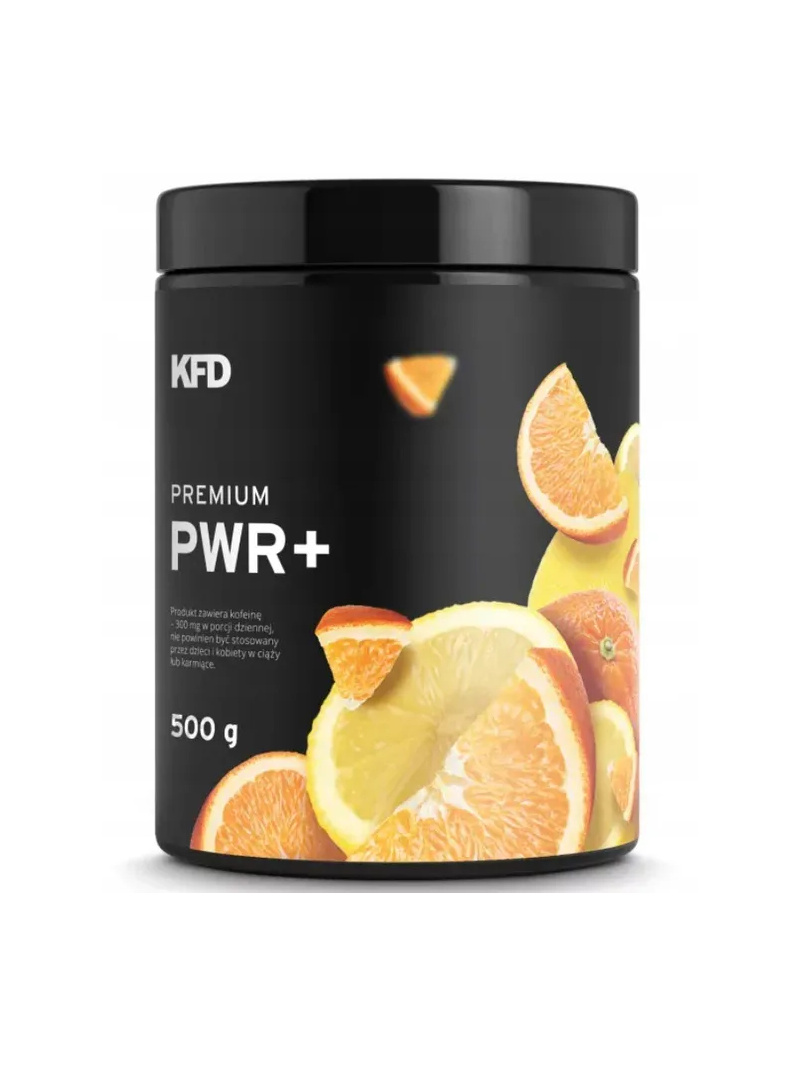 KFD Premium Pre-Workout+ (pokročilý predtréningový komplex) 500 g Pomarančový citrón