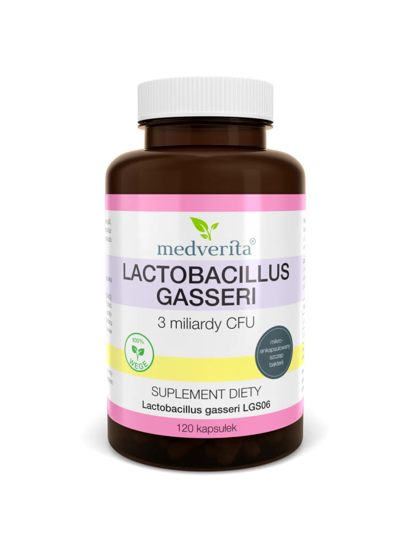 MEDVERITA Lactobacillus Gasseri 3 miliardy CFU 120 kapsúl
