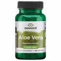 SWANSON Aloe Vera 25 mg (Aloe, zdravie tráviaceho traktu) 100 gélových kapsúl