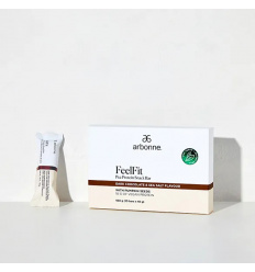 ARBONNE FeelFit Hrachová proteínová tyčinka 10 x 46g Horká čokoláda s morskou soľou