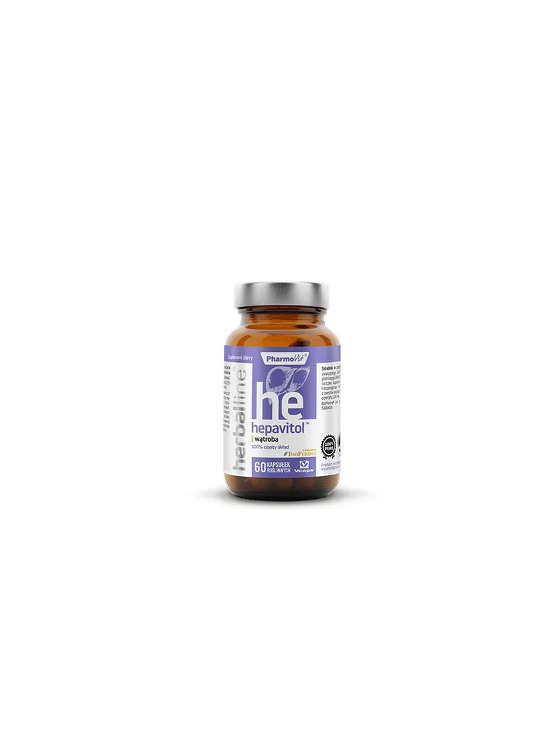 PHARMOVIT Herballine Hepavitol (podpora pečene) 60 rastlinných kapsúl