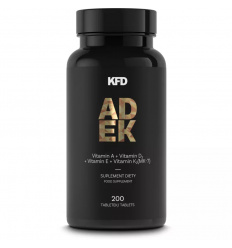 KFD ADEK (vitamín A, D, E, K2 MK7) 200 tabliet