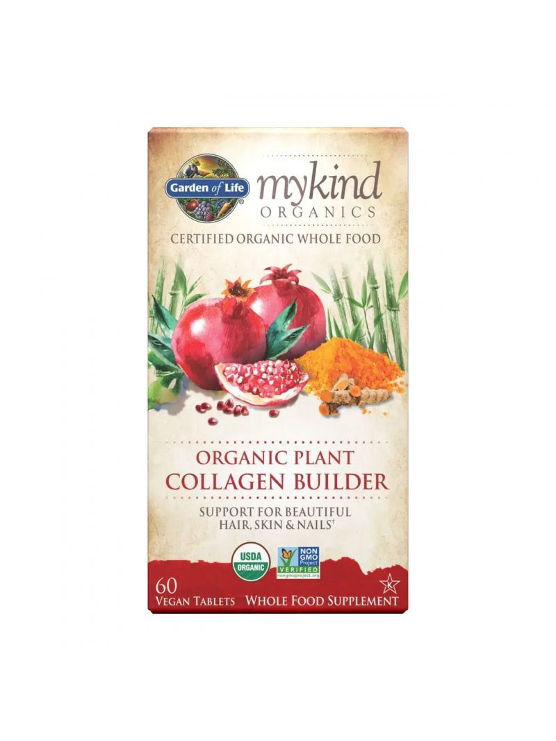 GARDEN OF LIFE mykind Organics Organic Plant Collagen Builder (vlasy, pokožka, nechty) 60 vegánskych tabliet