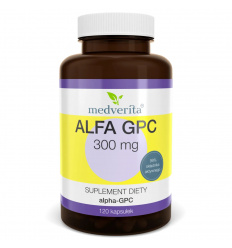 MEDVERITA Alfa GPC 300 mg 120 kapsúl