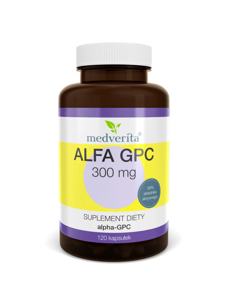 MEDVERITA Alfa GPC 300 mg 120 kapsúl