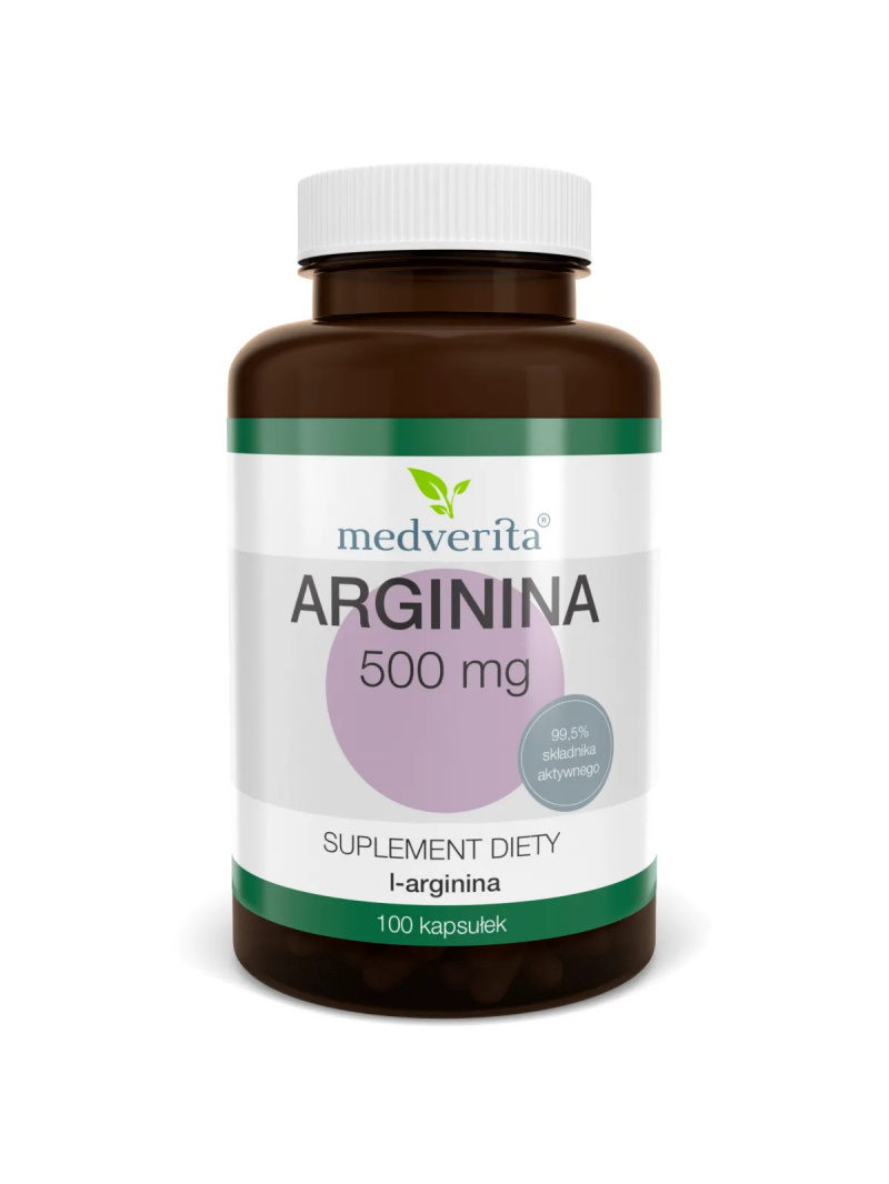 MEDVERITA Arginina L-arginín 500 mg 100 kapsúl