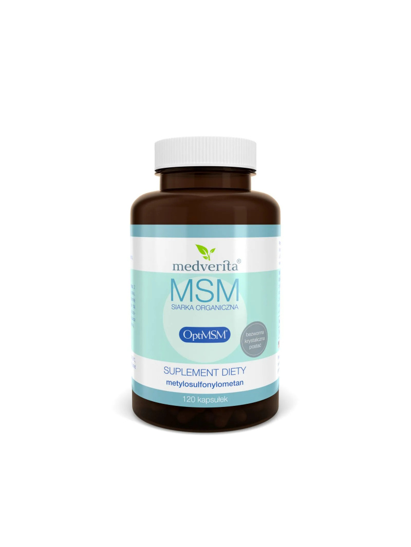 MEDVERITA MSM organická síra OptiMSM 500 mg 120 kapsúl